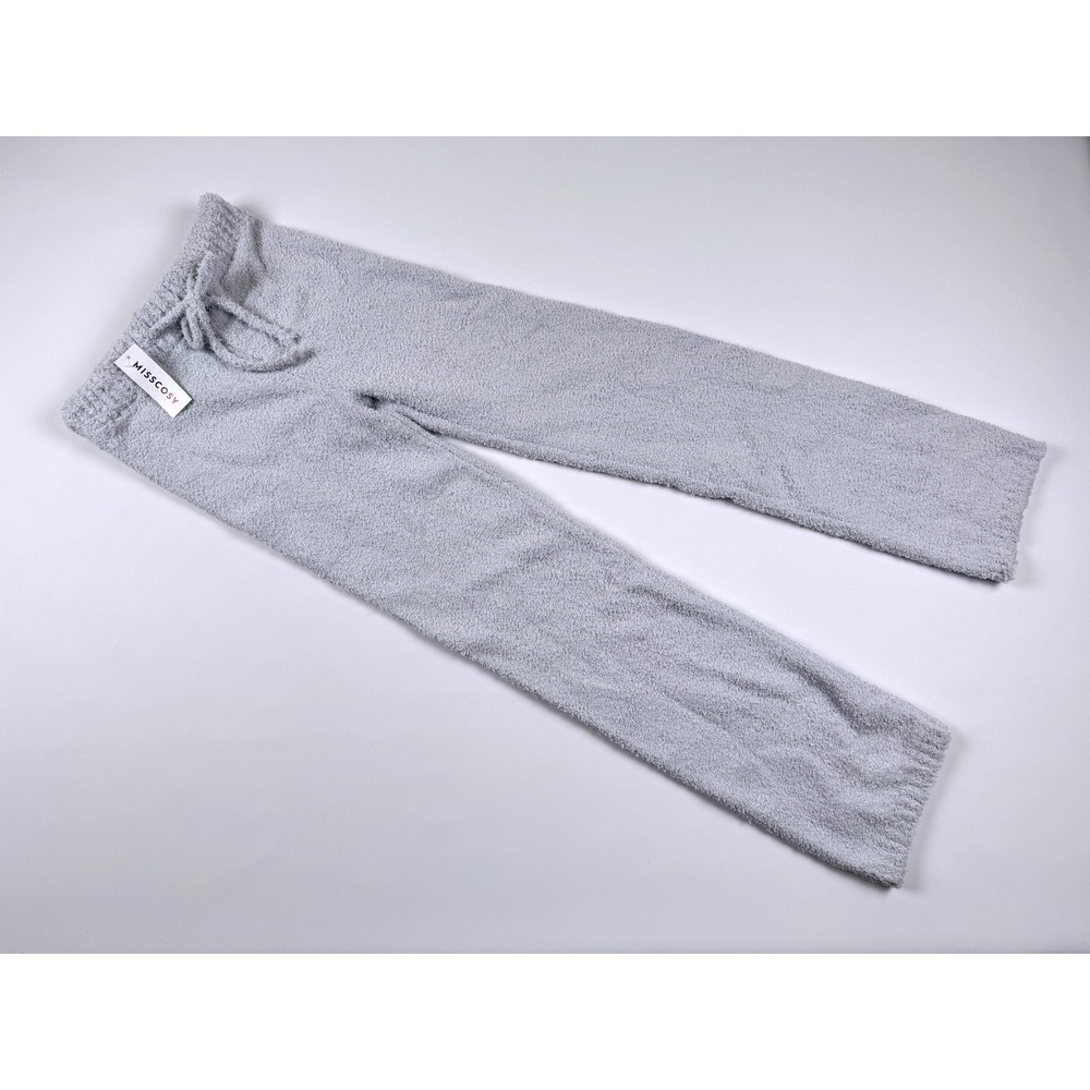 Misscosy Women's Fleece Lounge Pants Light‎ Gray Size 0